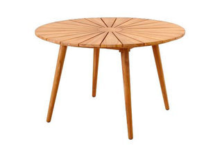 Parga Dining Table Round - Teak Product Image